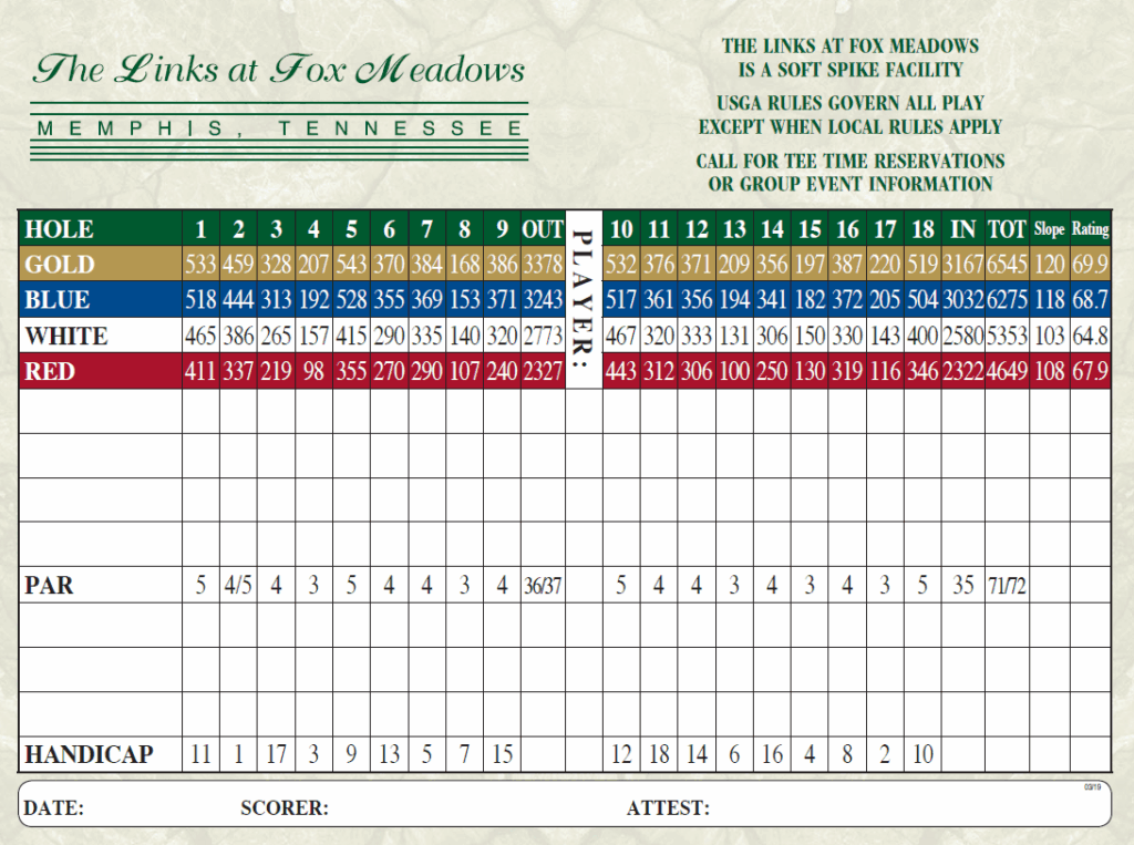 Links at Fox Meadows
